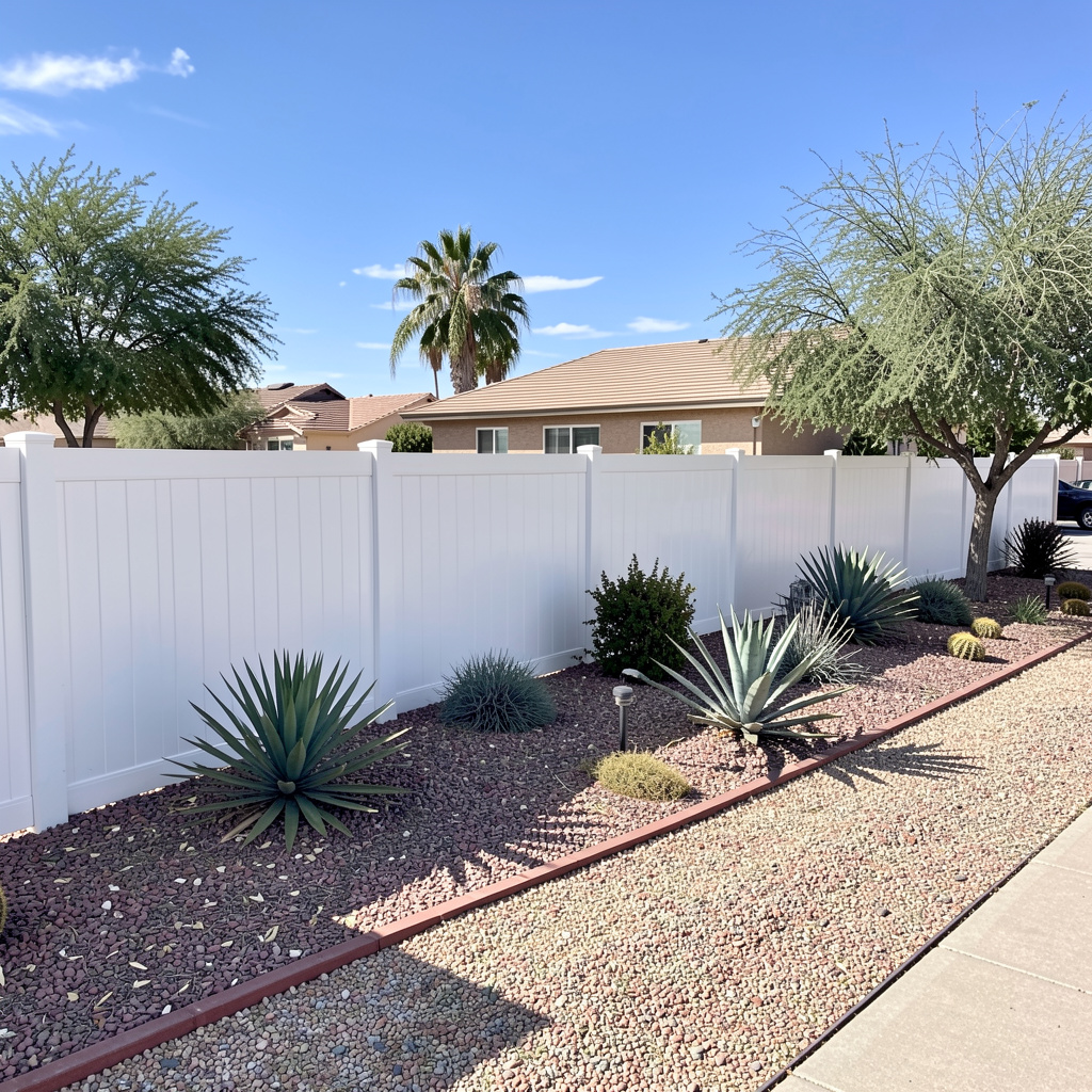 Vinyl Fence Installation in Yuma, AZ